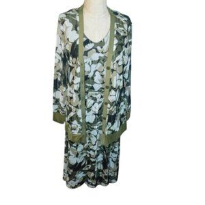 Chico's Size M Medium (1) 3 Piece Skirt, Top Jacket Set